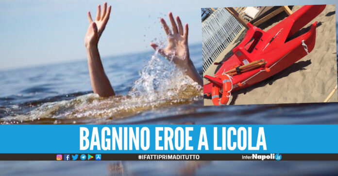 Bagnino eroe a Licola, si lancia tra le onde per salvare una ragazza che stava affogando nel mare agitato