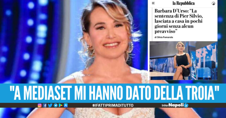 Barbara d'Urso si scaglia contro Mediaset Cancellata senza motivo e preavviso, addio non concordato