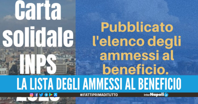 Carta solidale INPS 2023
