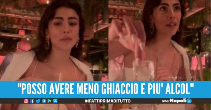 Enorme gaffe di Giulia Salemi: manda indietro un drink 
