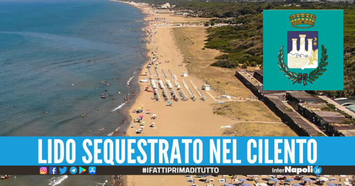Lido sequestrato a Capaccio,Paestum: oltre 1700 metri quadri occupati abusivamente