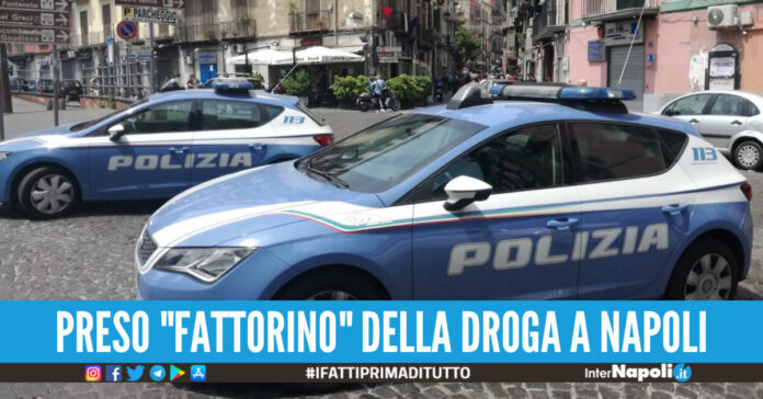 consegnava la droga a domicilio sanità