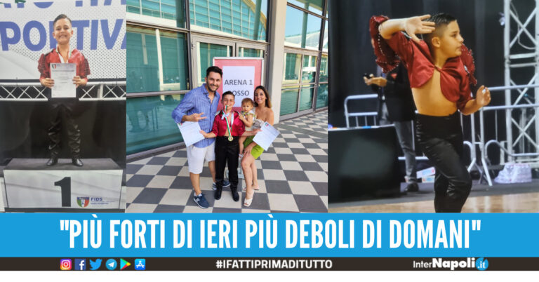 Giuseppe Lastra bimbo prodigio, a soli 9 anni vince il campionato italiano di salsa e merengue