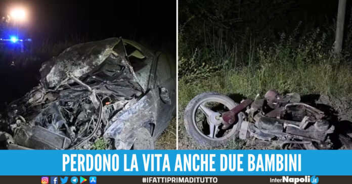 perdono la vita anche due bambini