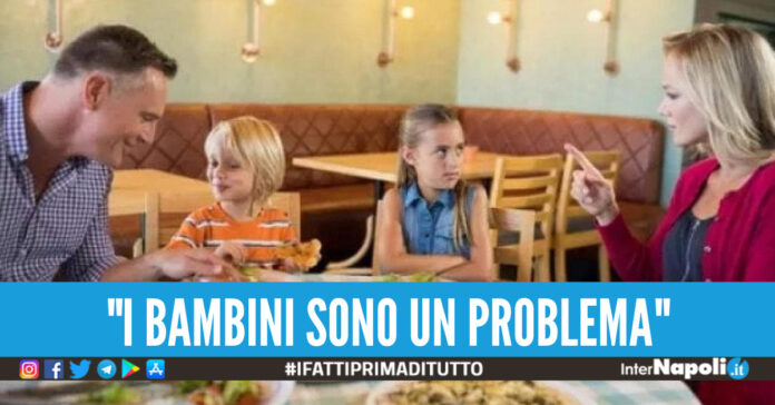 La pizzeria Tripolina vieta l'accesso ai bambini così una mamma denuncia l'accaduto sui social.