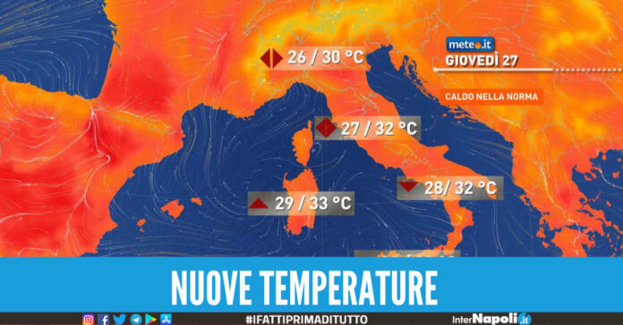 Il meteo delinea gli aspetti del nuovo clima