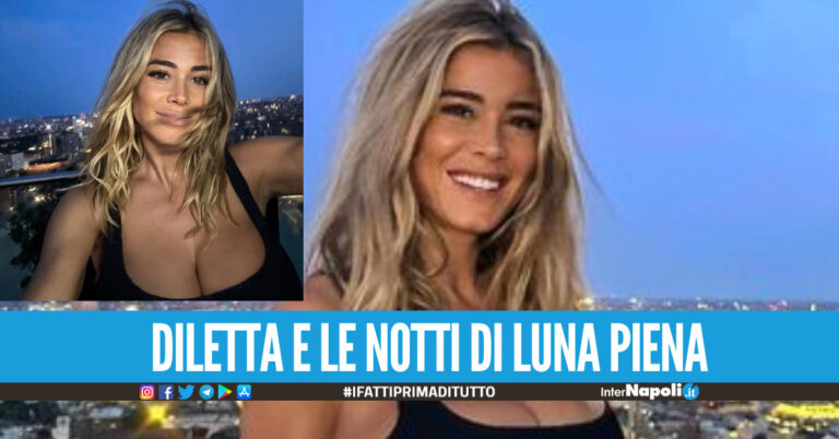 Diletta Leotta festeggia la luna piena ed il matrimonio in arrivo con Karius