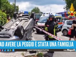 Maxi incidente in Campania, 7 feriti nello scontro: ci sono 3 bimbi