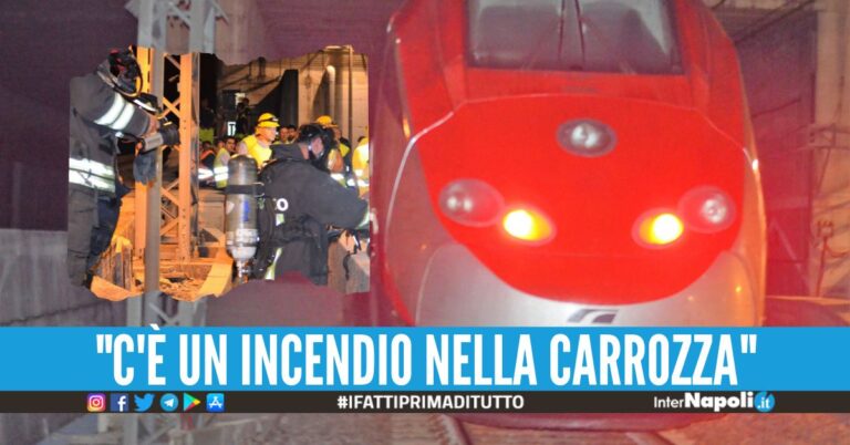 Treno Frecciarossa fermo tra Afragola e Casoria, partono i soccorsi per l'esercitazione