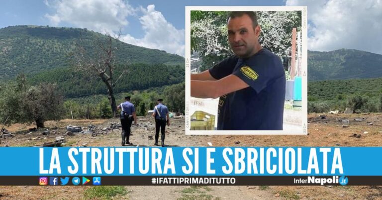 Fabbrica di fuochi esplosa a Roccarainola, Raffaele muore sul posto di lavoro