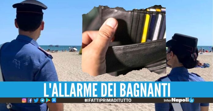 Ruba portafogli e carte di credito sul lido, preso 51enne di Napoli