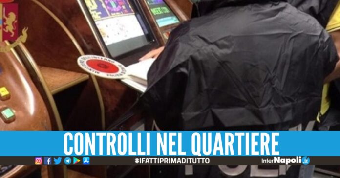 Sala giochi 'fantasma' scoperta a Secondigliano, scatta la maxi multa