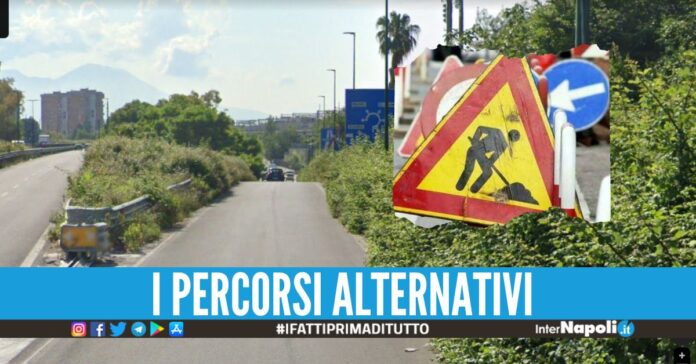 Chiude per 3 giorni la rampa di Piscinola dell'Asse Melito-Scampia