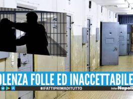 Volano calci e pugni nel carcere di Aversa, agenti picchiati dal detenuto