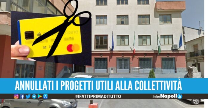 Taglio del RdC a Calvizzano, il sindaco: 