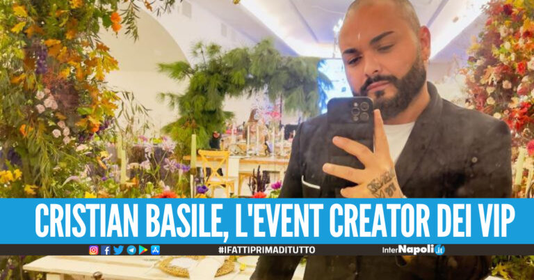 Cristian Basile, l'event creator dei vip che trasforma i sogni in realtà