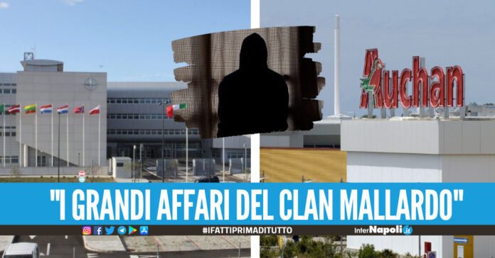 Estorsioni e guadagni record, l'ombra del clan Mallardo sulla realizzazione del Parco Commerciale e la Base Nato