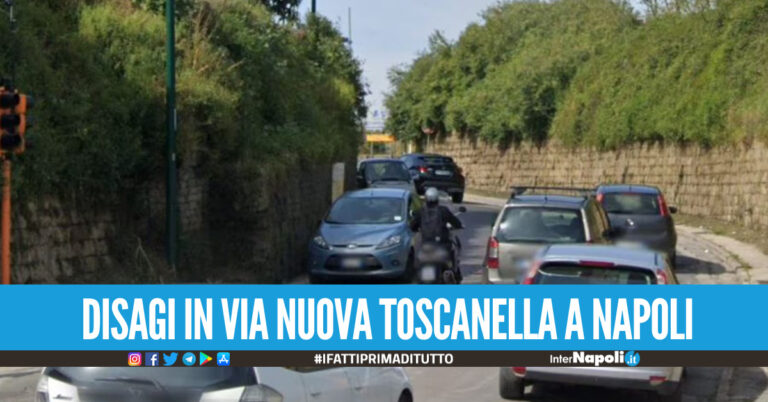 Lavori in Via Nuova Toscanella a Napoli, introdotto il senso unico le strade alternative