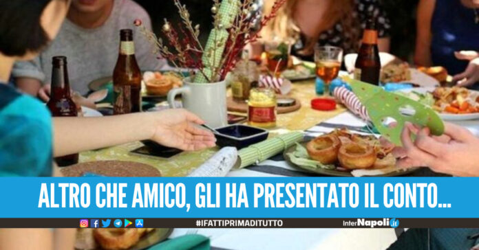 Serata perfetta a casa di amici, poi il finale a sorpresa Per la cena ci dovete 23 euro a testa