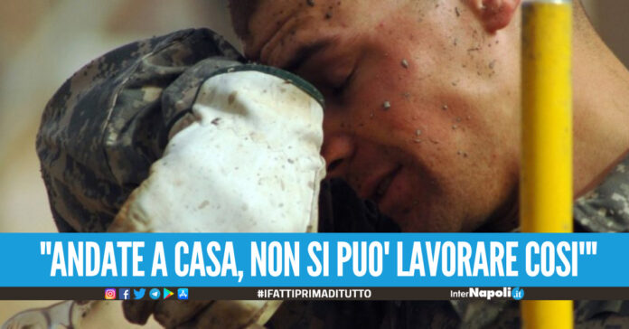Troppo caldo nel reparto dove si produce la Panda a Pomigliano d'Arco, gli operai rimandati a casa