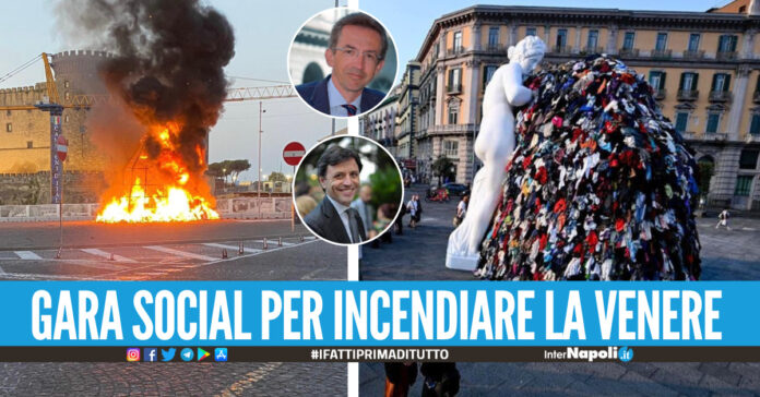 Venere degli stracci, ipotesi gara social dietro al rogo raccolta fondi per ricostruirla
