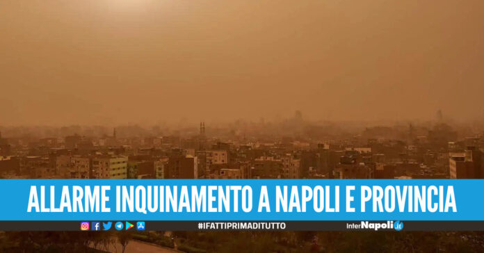 Vento caldo dall'Africa, accertato superamento PM10 in Campania è allarme