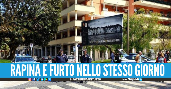errore dei commercianti di Sorrento, preso ladro