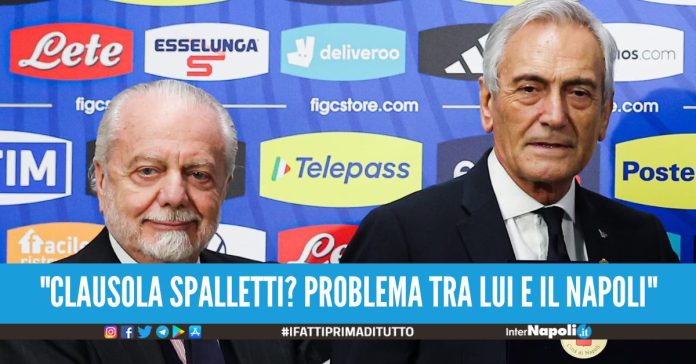Aurelio De Laurentiis e Gabriele Gravina