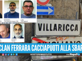 Blitz contro il clan Ferrara-Cacciapuoti a Villaricca, confermato il carcere per gli indagati