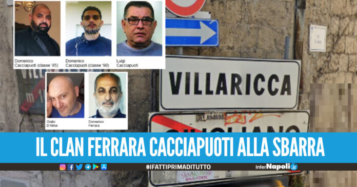 Blitz contro il clan Ferrara-Cacciapuoti a Villaricca, confermato il carcere per gli indagati