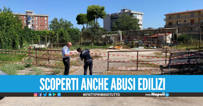 Blitz della polizia locale nel complesso Iacp a Casoria, denunce e sequestri