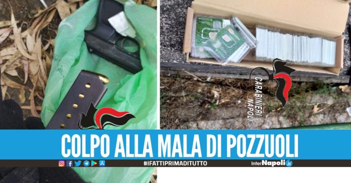 Blitz tra Licola e Monterusciello, sequestrate armi e 253 schede telefoniche