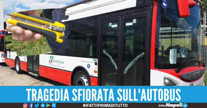 aggressione bus sarno