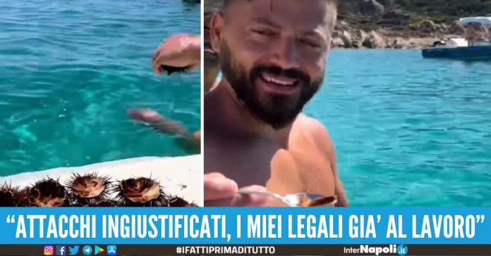 turista napoletano ricci di mare sardegna