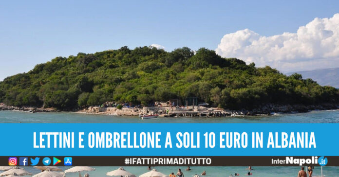lettini e ombrellone a soli 10 euro i Albania