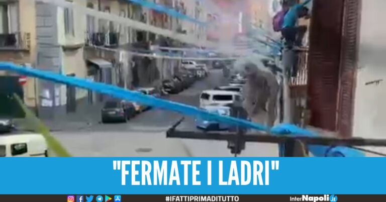 [Video]. Ladro acrobata a Napoli, incastrato da un video. I residenti: “Servono più controlli”