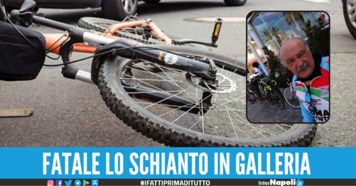 ciclista investito tir avellino