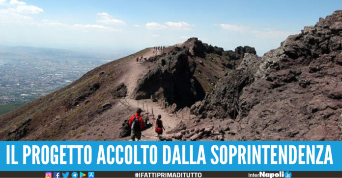percorso vesuvio cratere