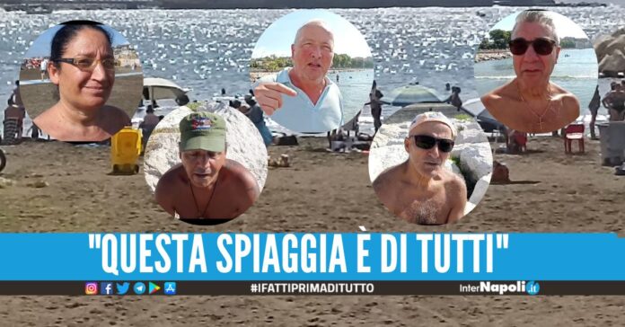 I napoletani si rifugiano al lido Mappatella: 