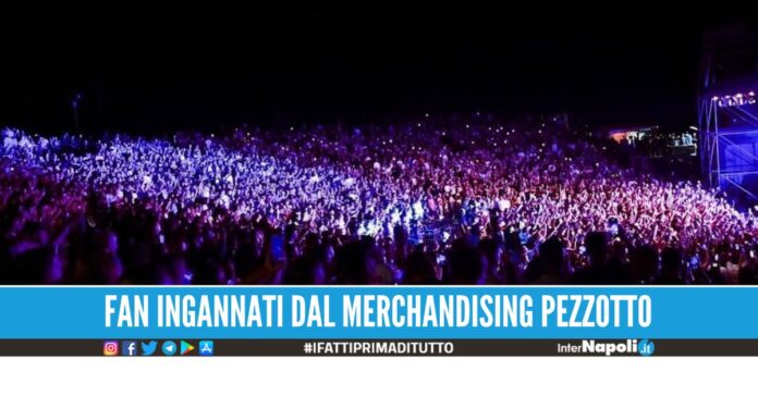 Vendevano prodotti falsi al concerto di Geolier, raffica di sequestri a Diamante