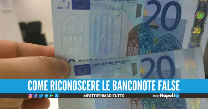 Partono da Torre Annunziata per spendere i 20 euro falsi in Costiera, 2 arresti
