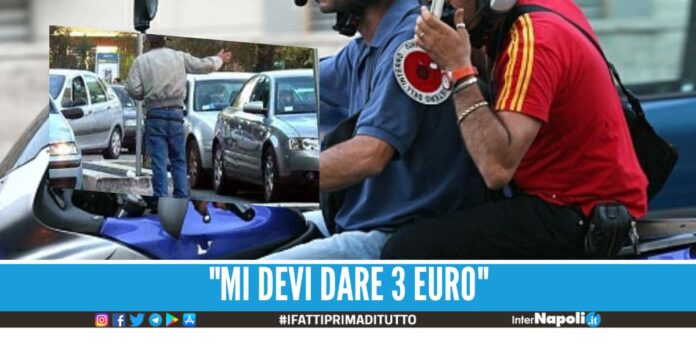 Rapinato per non aver pagato il parcheggio a Napoli, arrestato l'abusivo