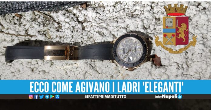 Partono da Napoli per rubare un Rolex da 50mila euro, 4 arresti. Domenica la Polizia di Stato, nel centro di Forte dei Marmi, ha