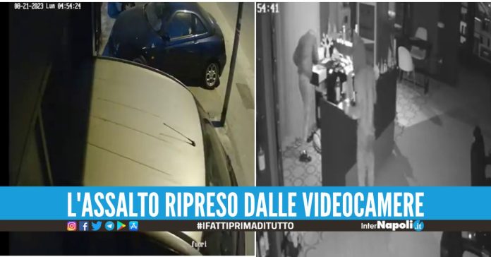 Furto con la tecnica della 'spaccata' a Casoria, banditi in azione nella barberia