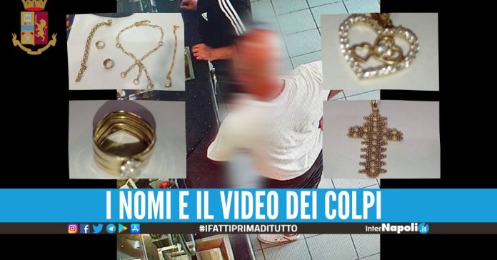 Sgominata la banda dei 'gioielli', 5 fermati a Salerno: bottino da 100mila euro