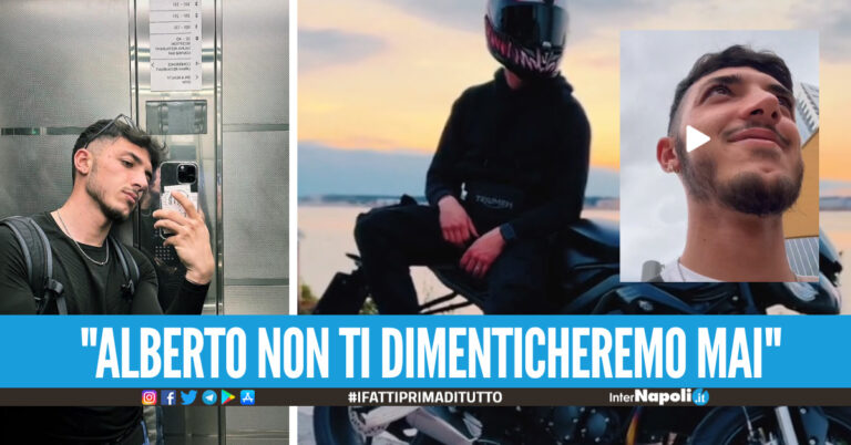 Napoli piange Alberto Zazzaro, ucciso dalla sua passione per le moto: “Non ti dimenticheremo mai”