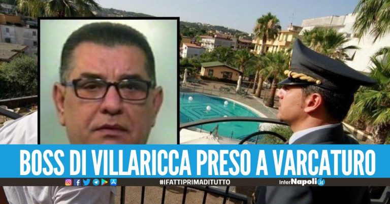 Stanato a Varcaturo il boss di Villaricca Luigi Cacciapuoti, ha esibito un documento falso ai carabinieri