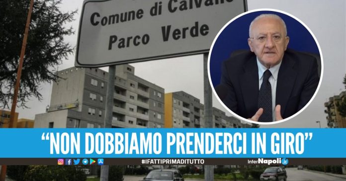 De Luca Caivano è un inferno, serve un anno di assedio militare