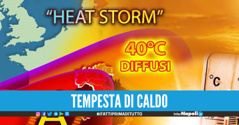 L’heat storm di Nerone si abbatte sull’Italia, weekend di fuoco con temperature a 40 gradi