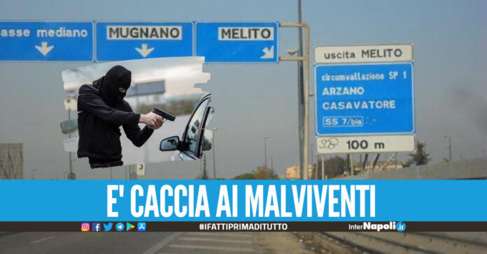 Inseguimento e spari tra finanzieri e rapinatori, paura sull’asse perimetrale Melito-Scampia